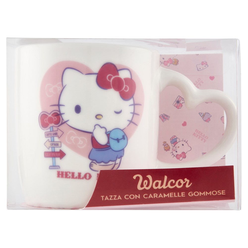 Walcor Tazza con Caramelle Gommose Hello Kitty 70 g
