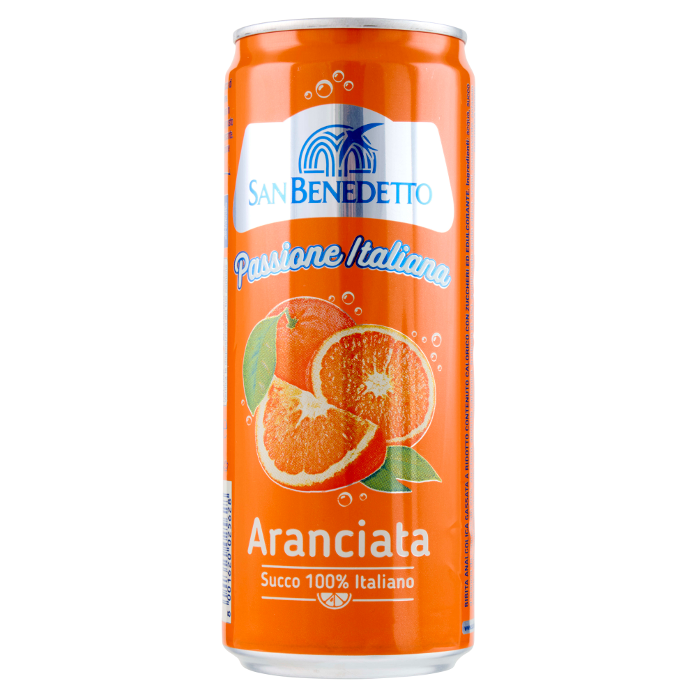 San Benedetto Bibite Passione Italiana Aranciata sleek 0,33L 
