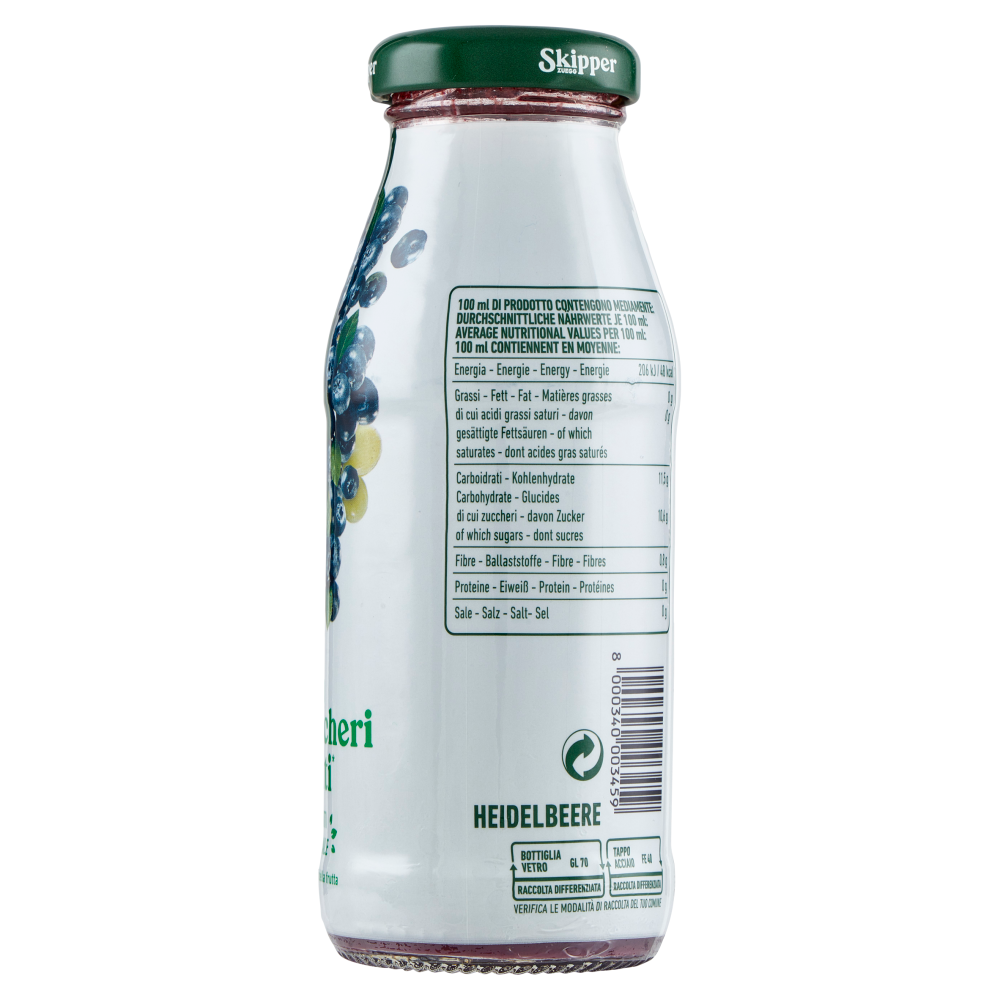 Zuegg Skipper Mirtillo Senza zuccheri aggiunti* 200 ml