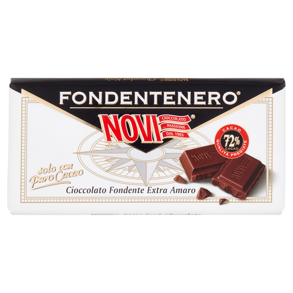 Novi Fondentenero Cioccolato Fondente Extra Amaro 100 g