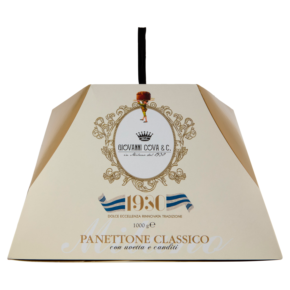 Giovanni Cova & C. Panettone Classico con uvetta e canditi 1000 g