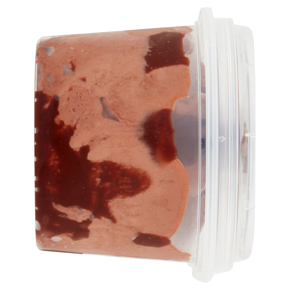 Carrefour Extra Gelato Variegato al Cacao e Decorato con Fiocchi di Cioccolato al Latte e Bianco 200