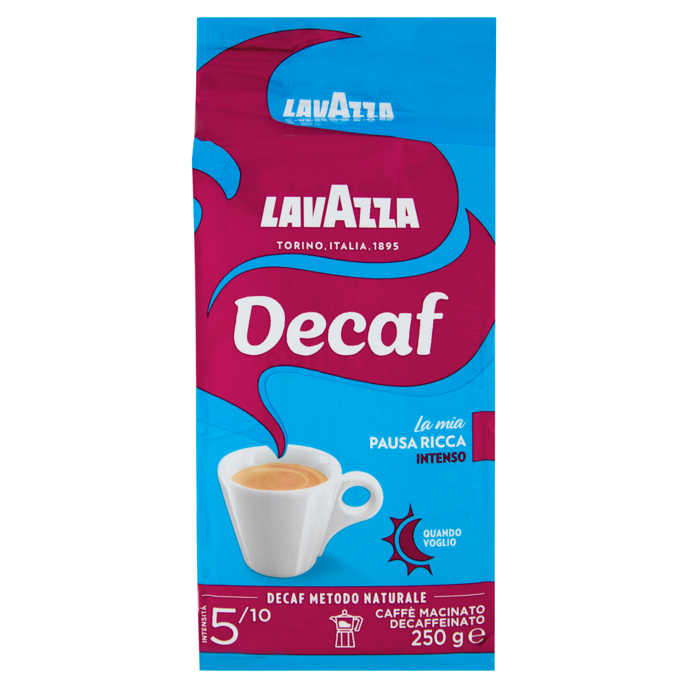 Lavazza Decaf Intenso Caffè Macinato 250 g