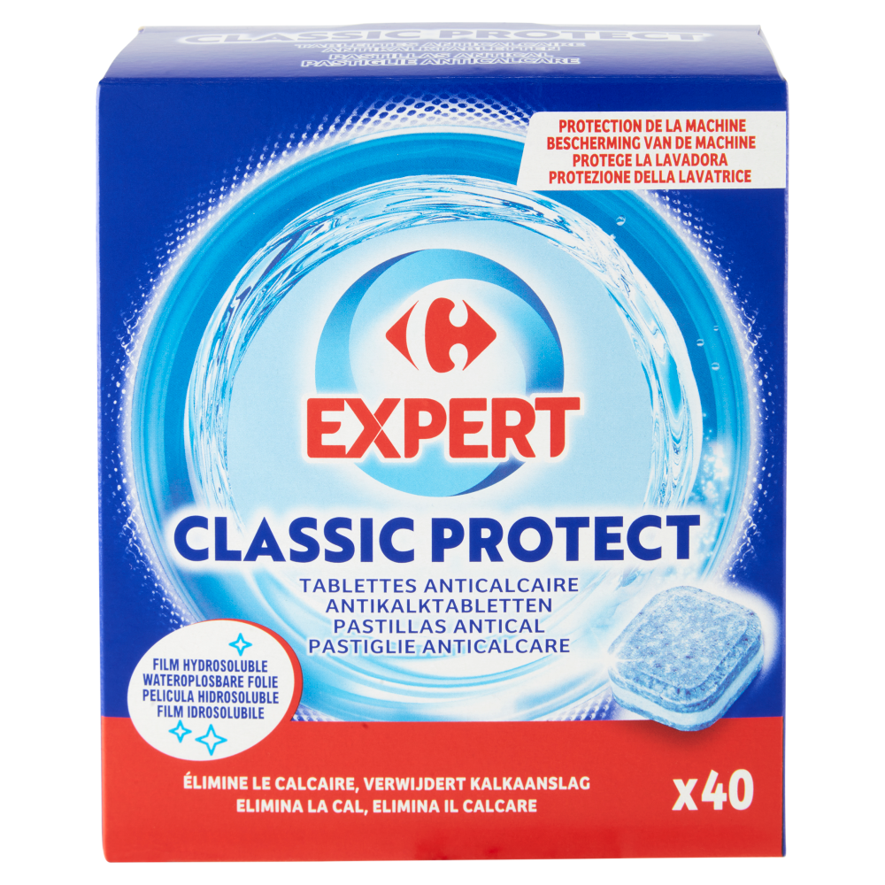 Carrefour Expert Classic Protect Pastiglie Anticalcare 40 x 10 g