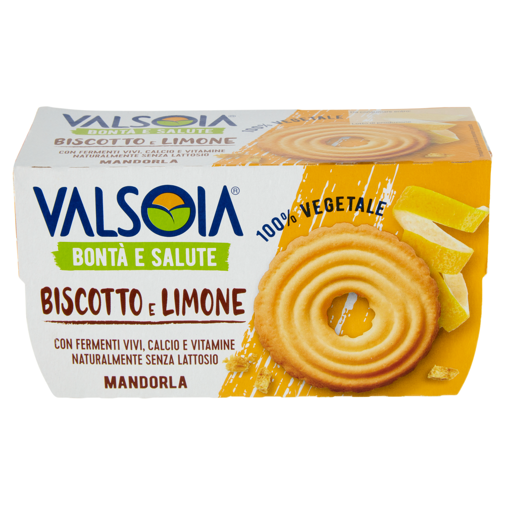 Valsoia Bontà e Salute Biscotto e Limone Mandorla 2 x 115 g
