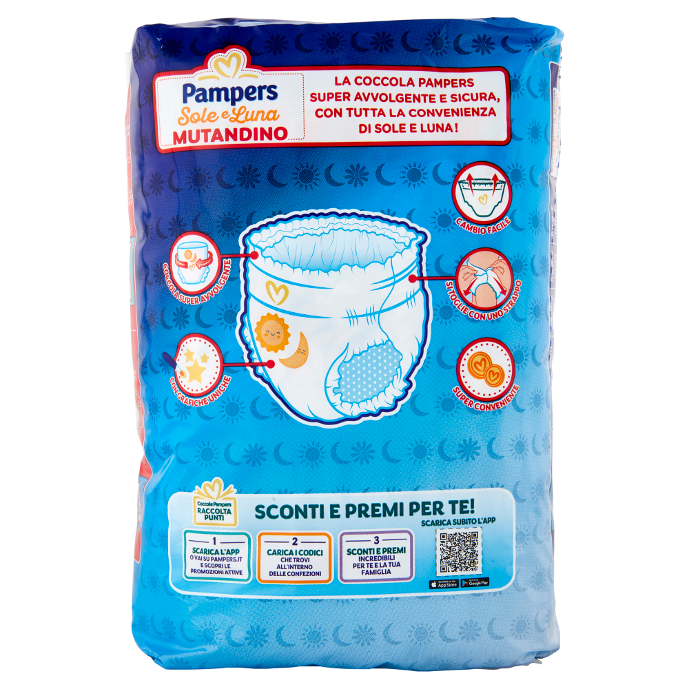 Pampers Sole e Luna Mutandino 5 Junior 14 pz