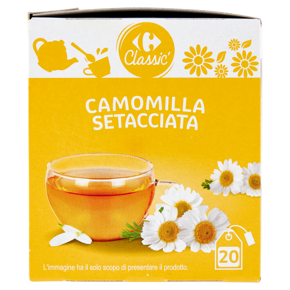 Carrefour Classic Camomilla Setacciata filtri 20 x 1,5 g
