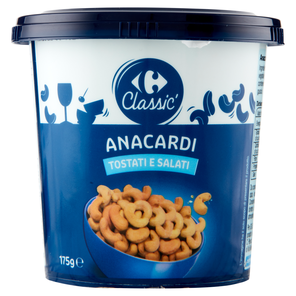 Carrefour Classic Anacardi Tostati e Salati 175 g