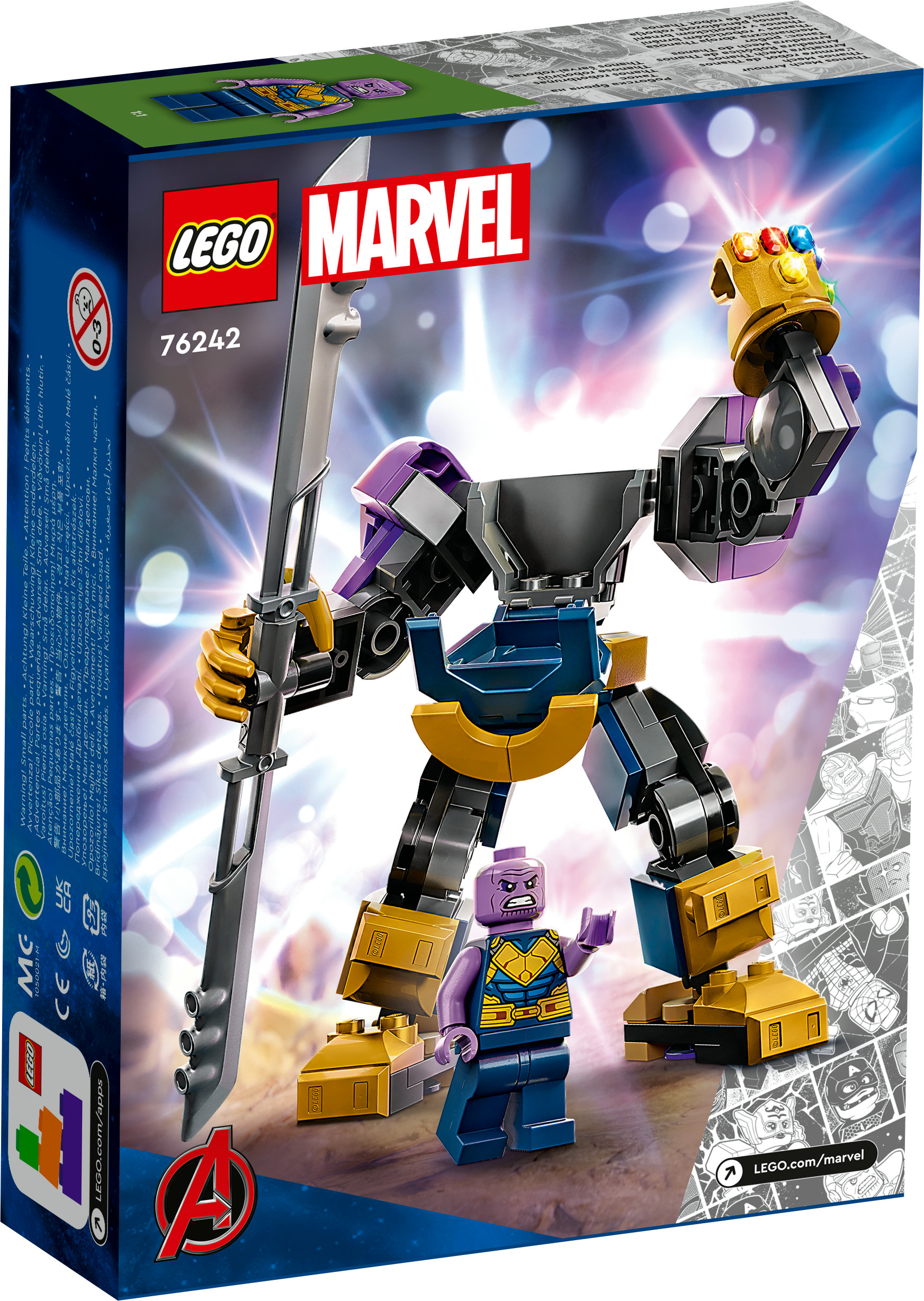 LEGO Marvel Avengers Armatura Mech Thanos