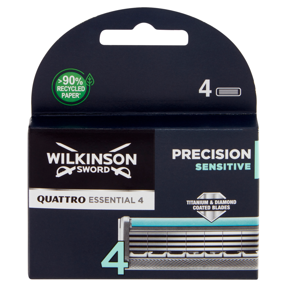 Wilkinson Sword Quattro Essential 4 Sensitive Lame x4