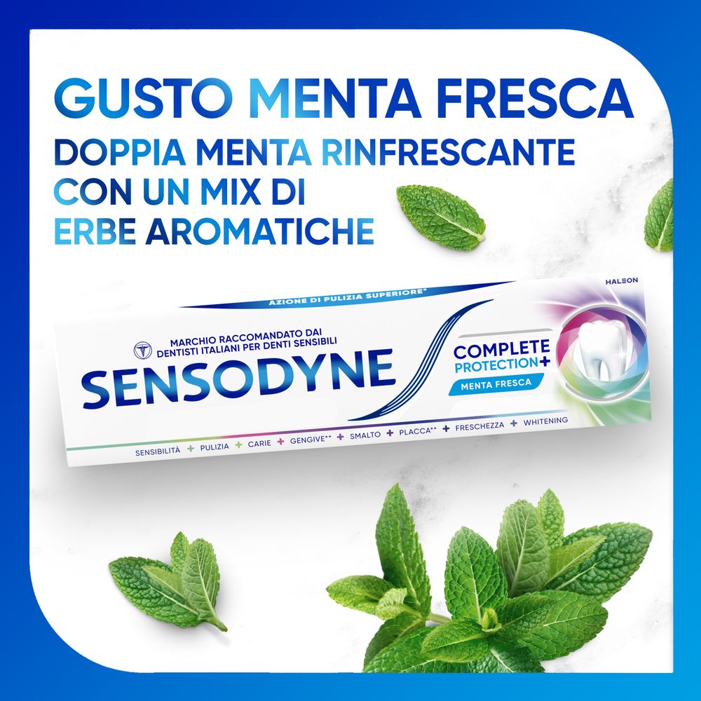  Sensodyne Complete Protection+ Dentifricio per Denti Sensibili, 75ml