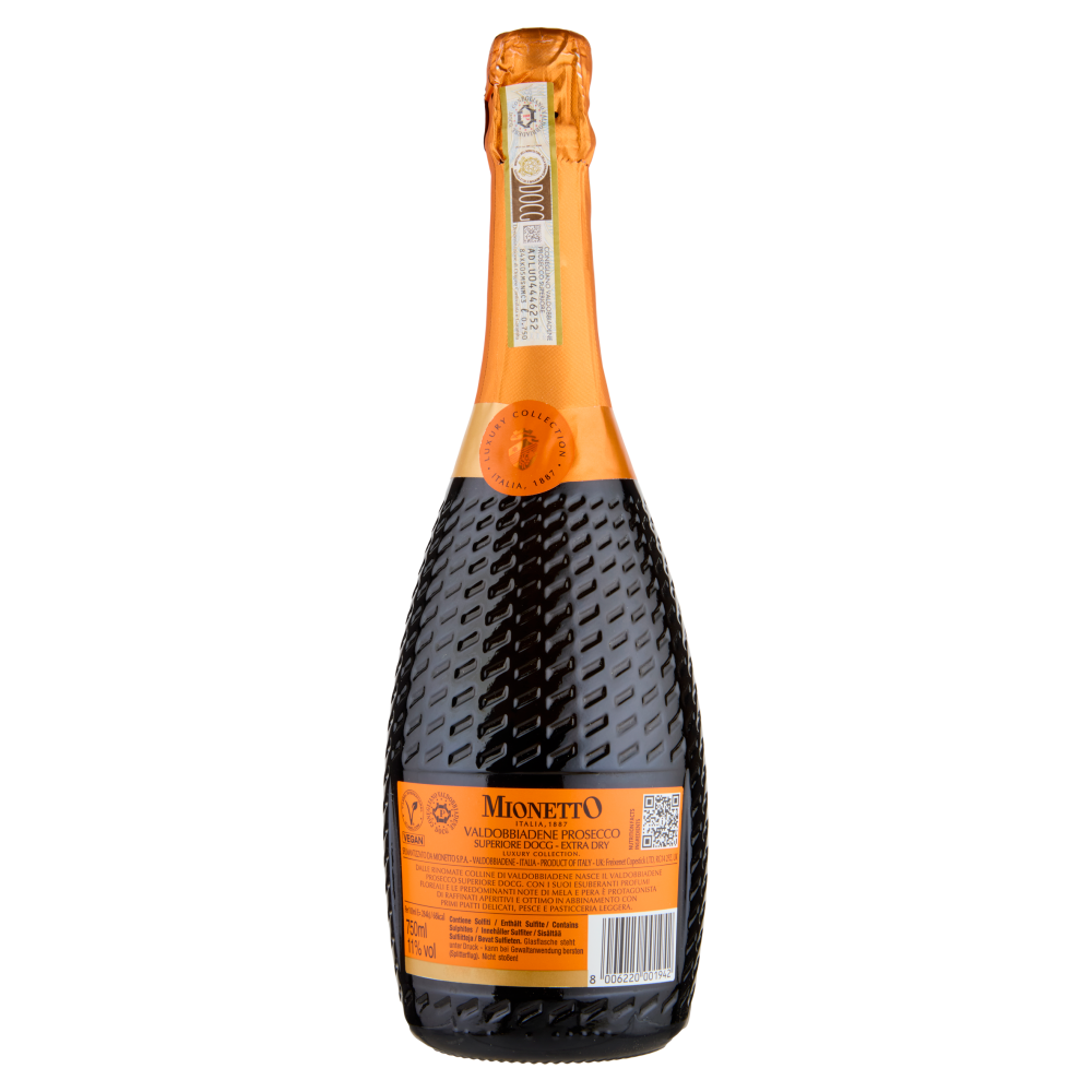 Mionetto Luxury Collection Valdobbiadene Prosecco Superiore DOCG Extra Dry 750 ml