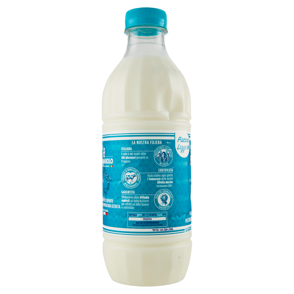 Granarolo Piacere Leggero Parzialmente Scremato Pastorizzato a Temperatura Elevata 1 L