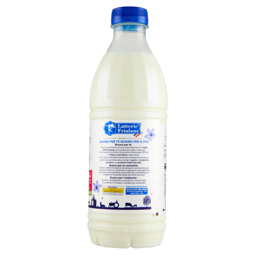 Latterie Friulane Latte Intero Pastorizzato a temperatura elevata 1000 ml