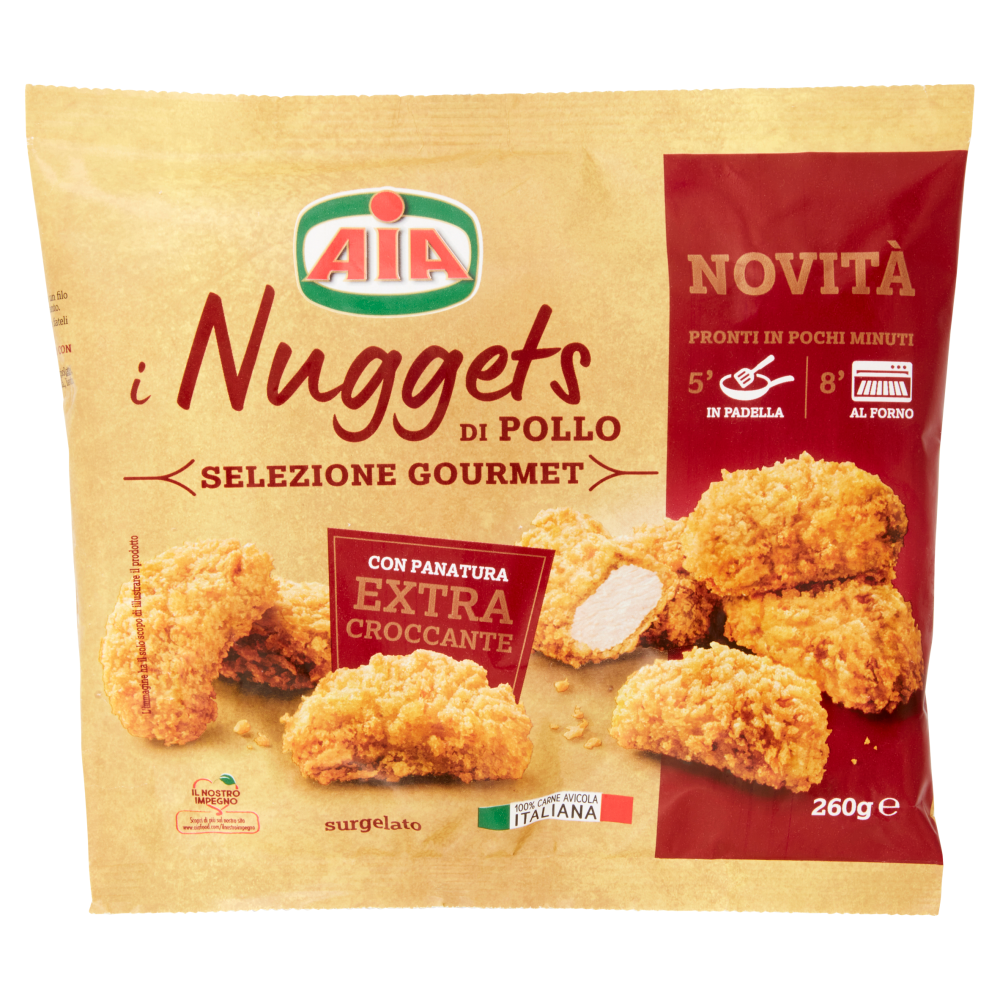 Aia i Nuggets di Pollo Selezione Gourmet surgelato 260 g