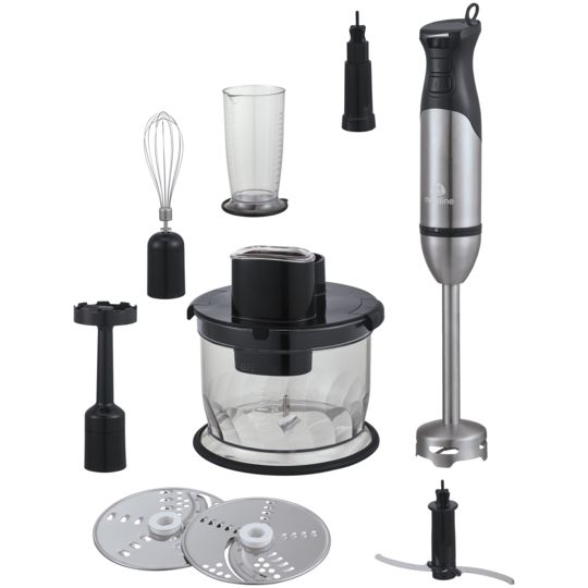 Mandine Frullatore a immersione multifunzione - MHB1200FS-21 in Acciaio inossidabile