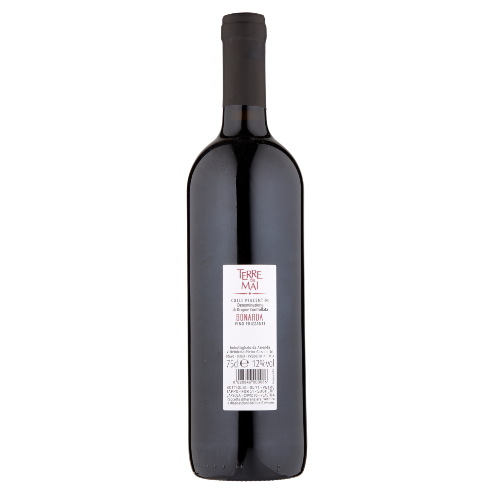 Terre del Mai Bonarda Colli Piacentini D.O.C. Frizzante 75 cl