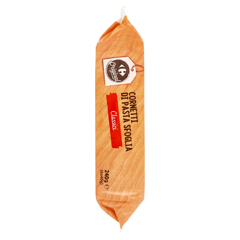 Carrefour Original Cornetti di Pasta Sfoglia Classici 6 x 40 g