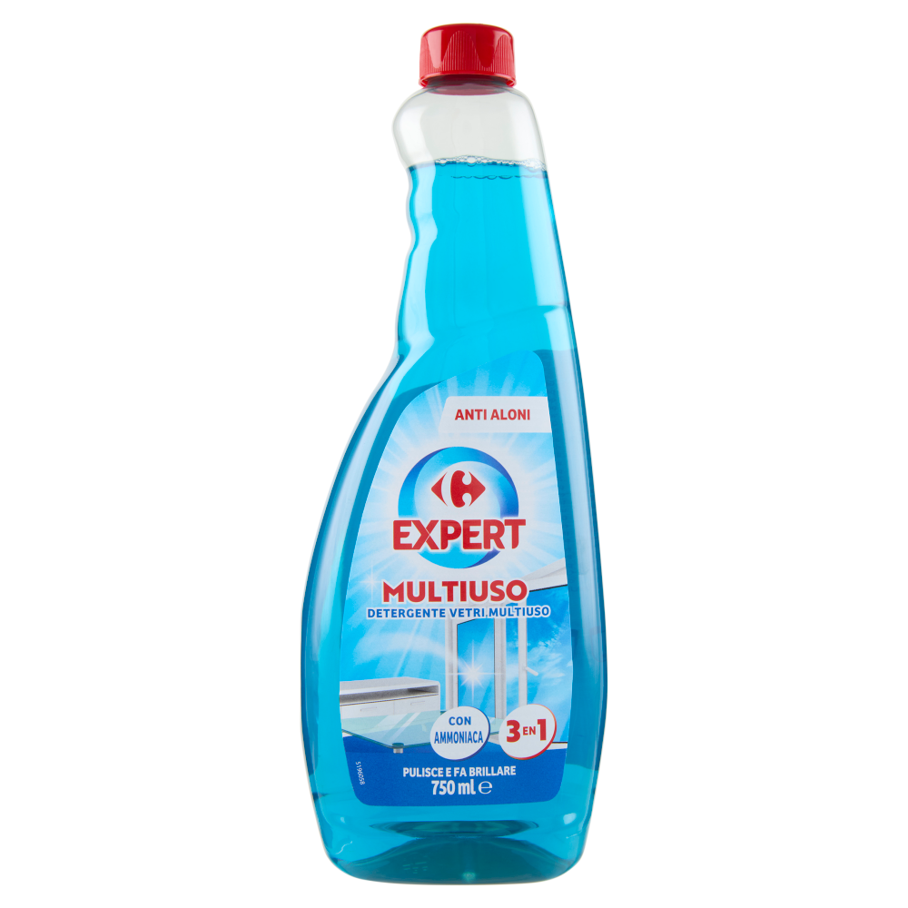 Carrefour Expert Multiuso Detergente Vetri Multiuso ricarica 750 ml