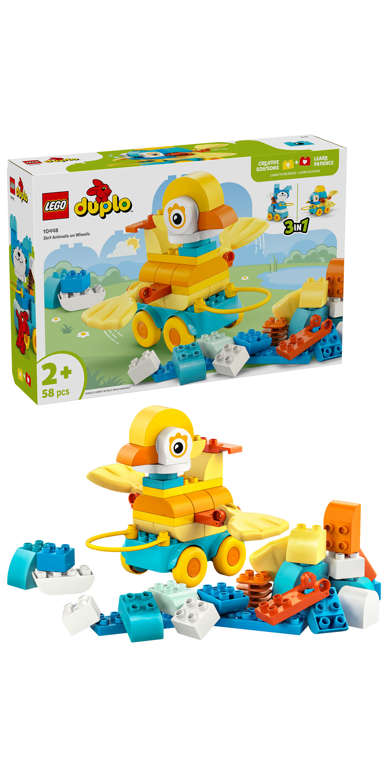 LEGO DUPLO Animali su ruote 3 in 1