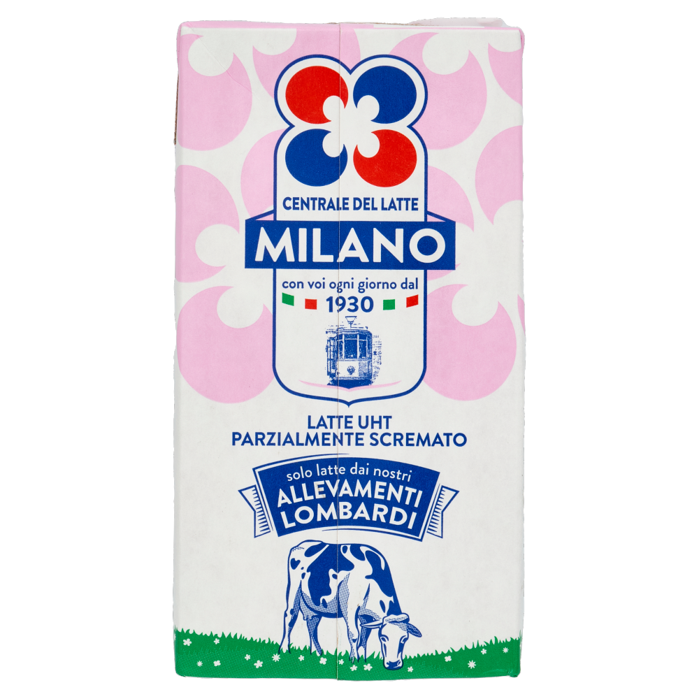 Centrale del Latte Milano Latte UHT Parzialmente Scremato 1 litro