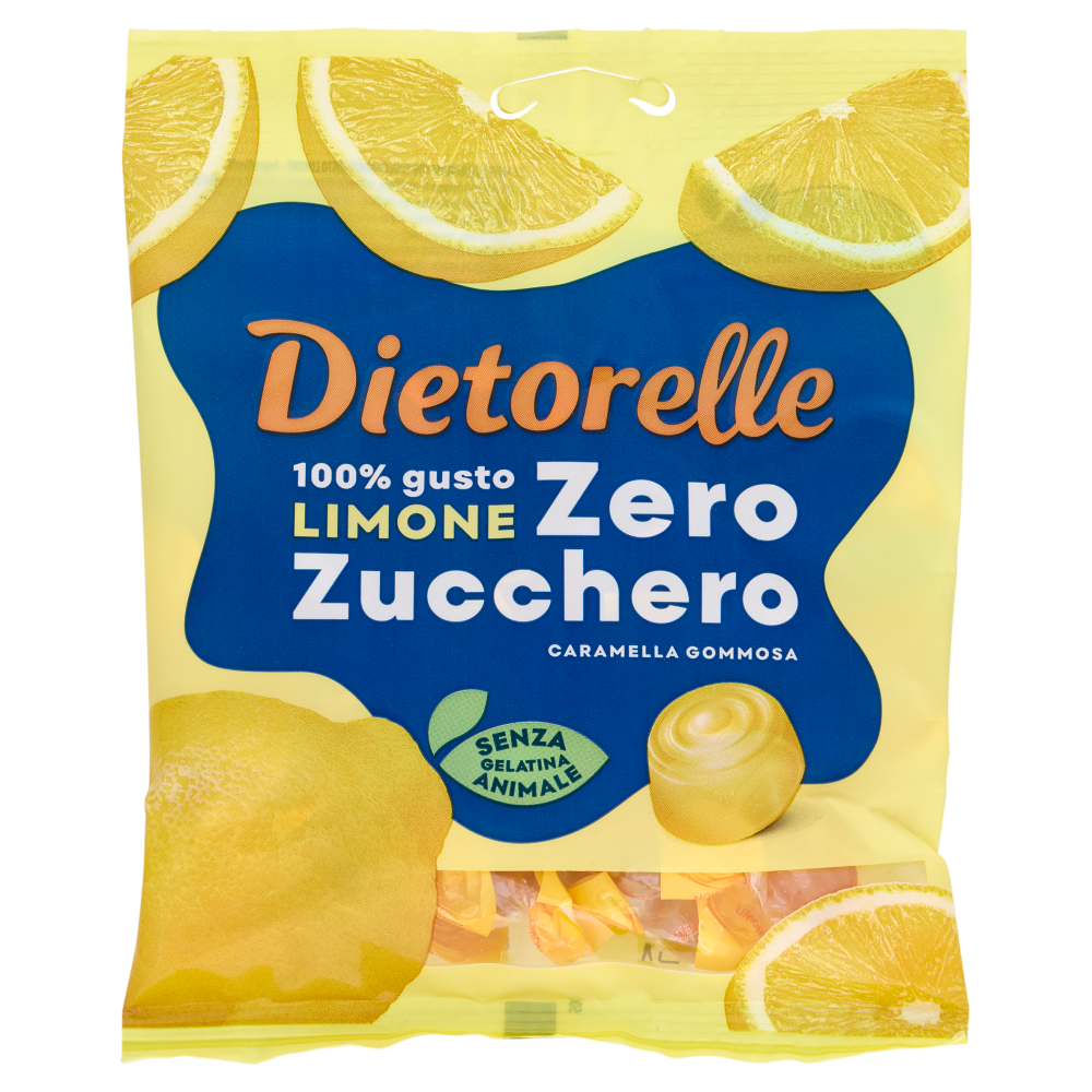 Dietorelle Zero Zucchero Caramella Gommosa Limone 70 g