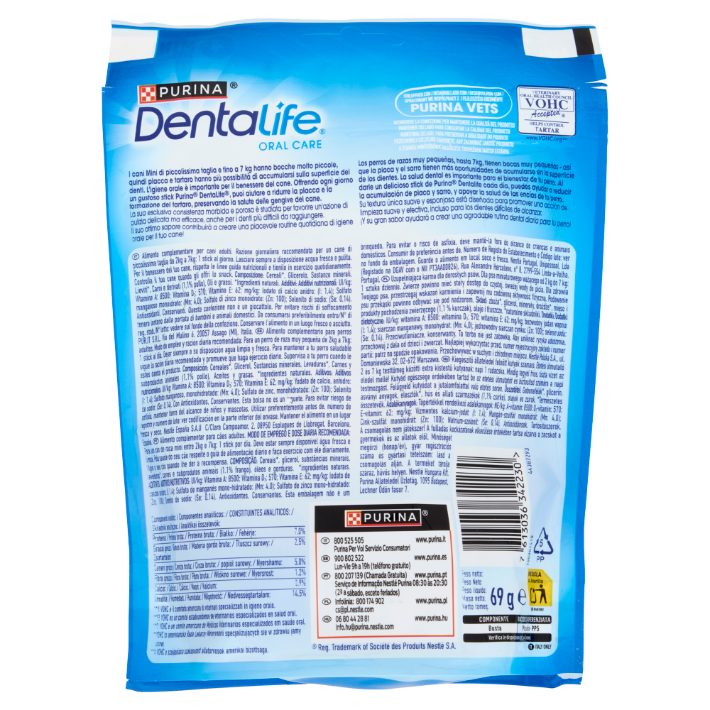 PURINA DENTALIFE Mini Busta Sticks 69 g