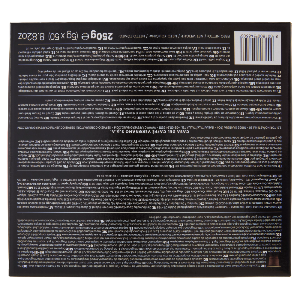 Caffè Vergnano 1882 Cremoso Capsule Compatibili Nespresso* 50 x 5 g