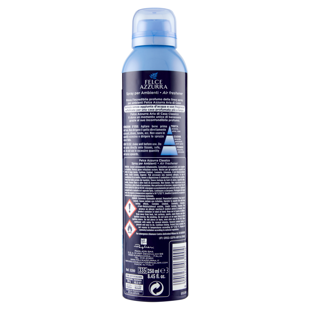 Felce Azzurra Aria di Casa classico Spray per Ambienti 250 ml