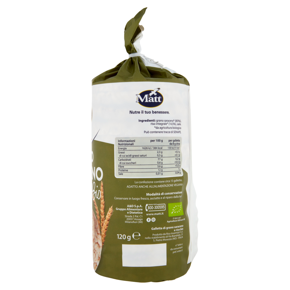 Matt le Grano Saraceno Bio 120 g