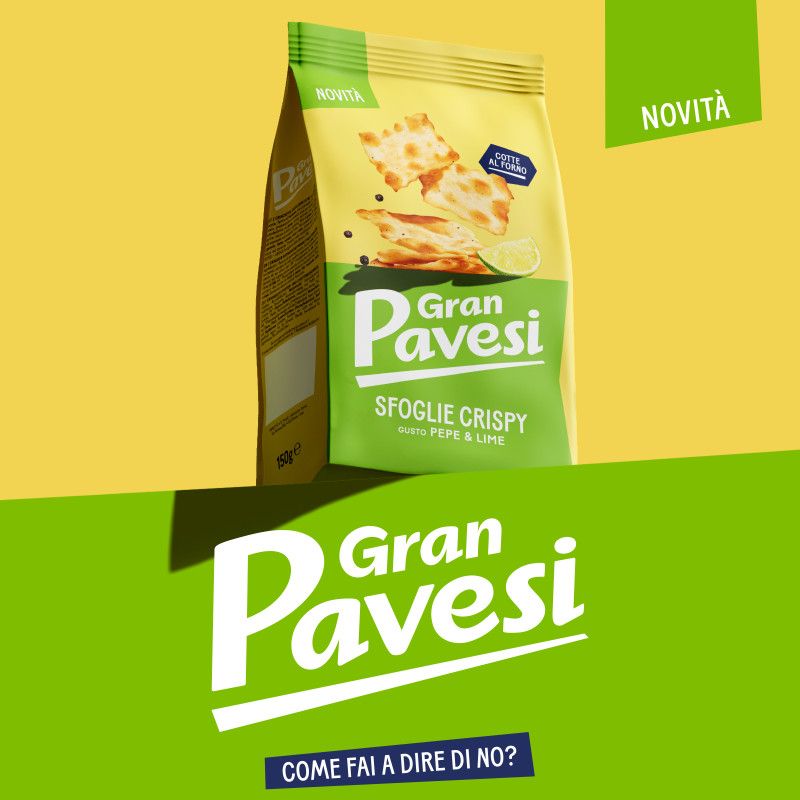Gran Pavesi Sfoglie Lime e Pepe 150g