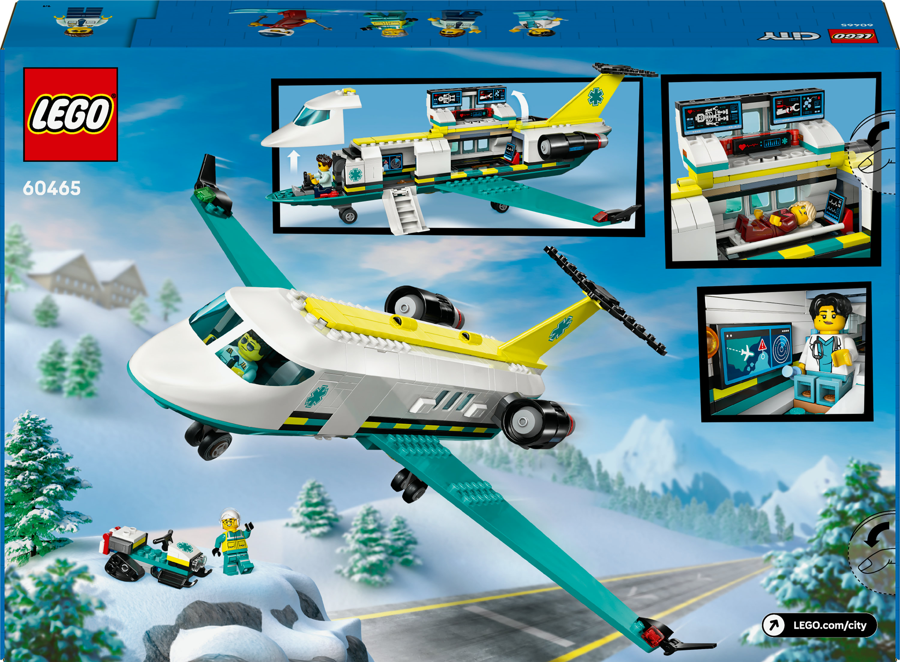 LEGO City Aereo ambulanza di emergenza