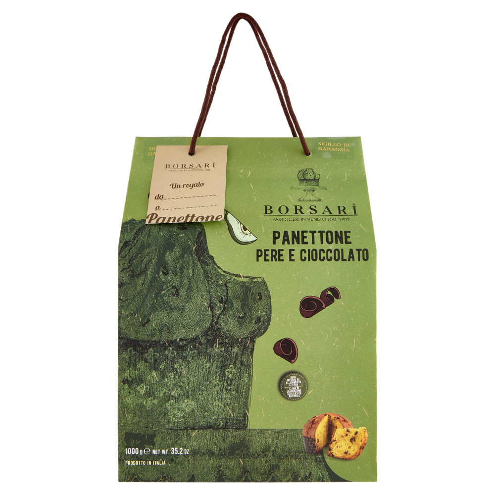 Borsari Panettone Pere e Cioccolato 1000 g