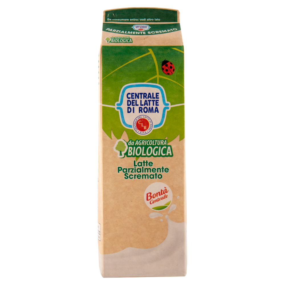 Centrale del Latte di Roma Parzialmente Scremato da Agricoltura Biologica 1000 ml