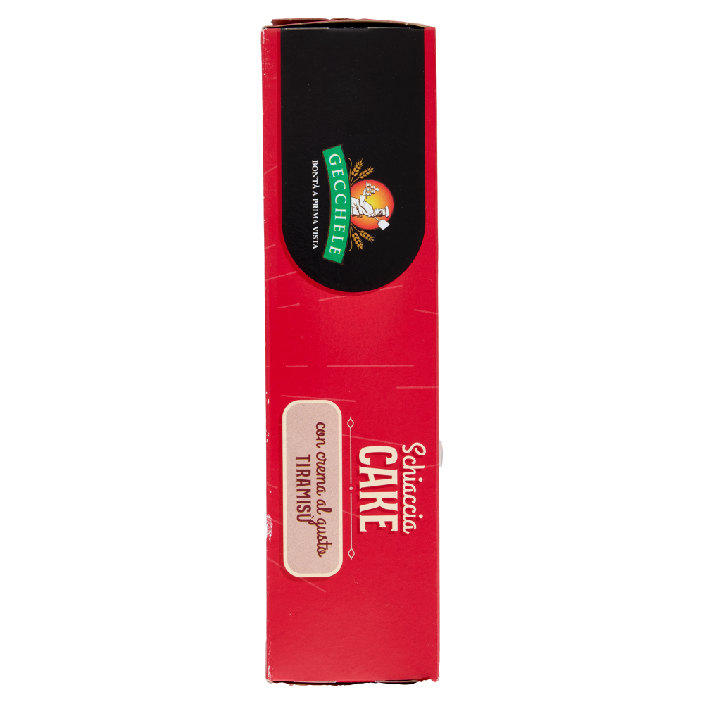 Gecchele Schiaccia Cake con crema al gusto Tiramis&ugrave; 350 g