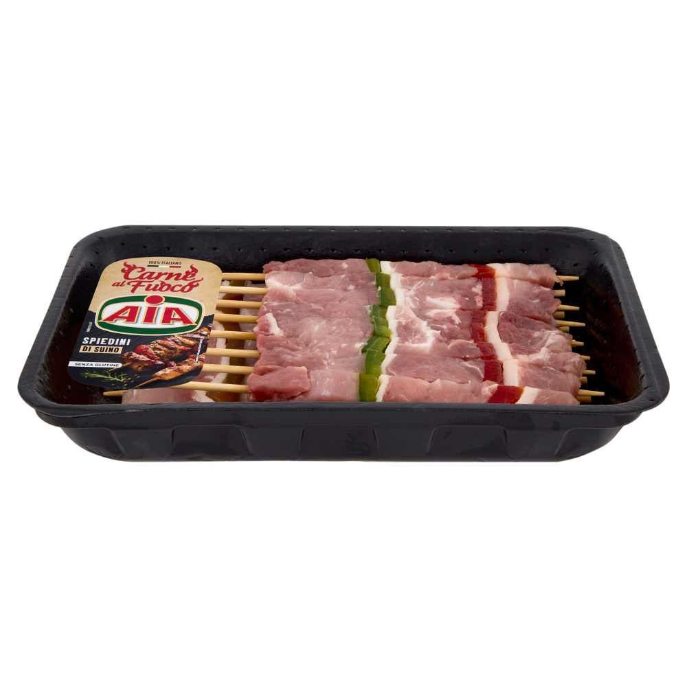 Aia Carne al Fuoco Spiedini di Suino 0,400 kg