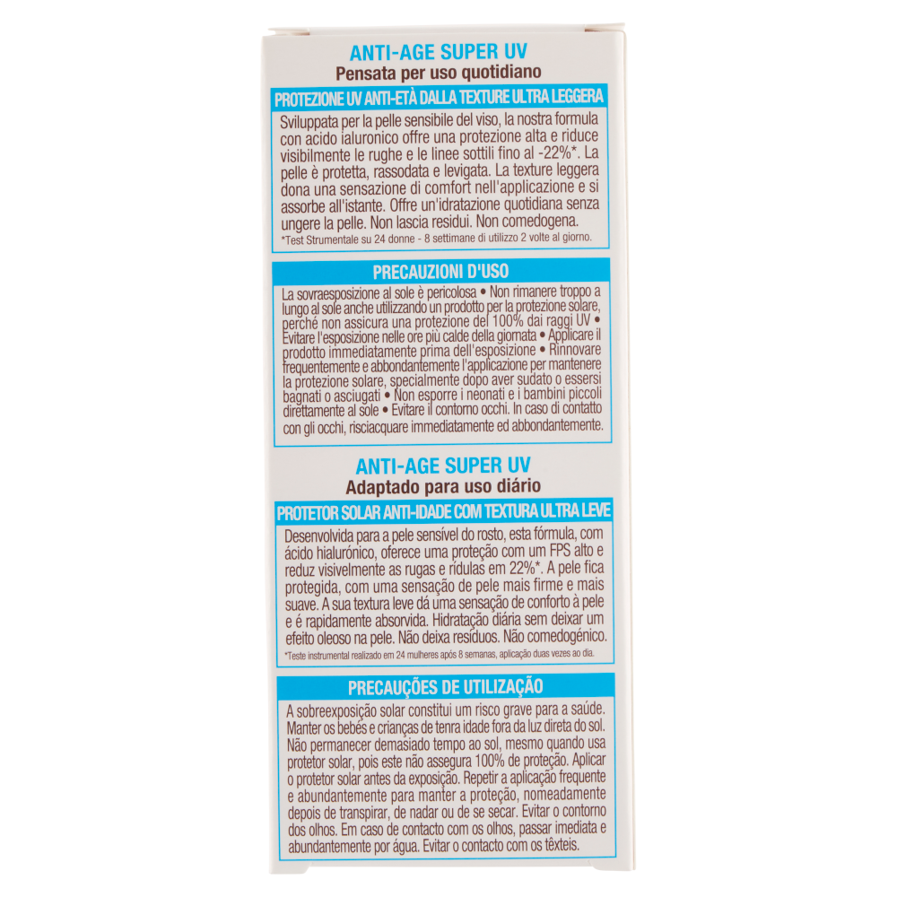 Garnier Ambre Solaire Crema Viso Protettiva, Azione Anti-Et&agrave;, SPF 50, Protezione Alta