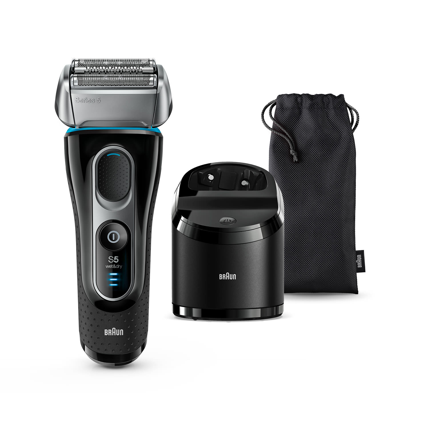 Braun Series 5 5197cc Rasoio Trimmer Nero
