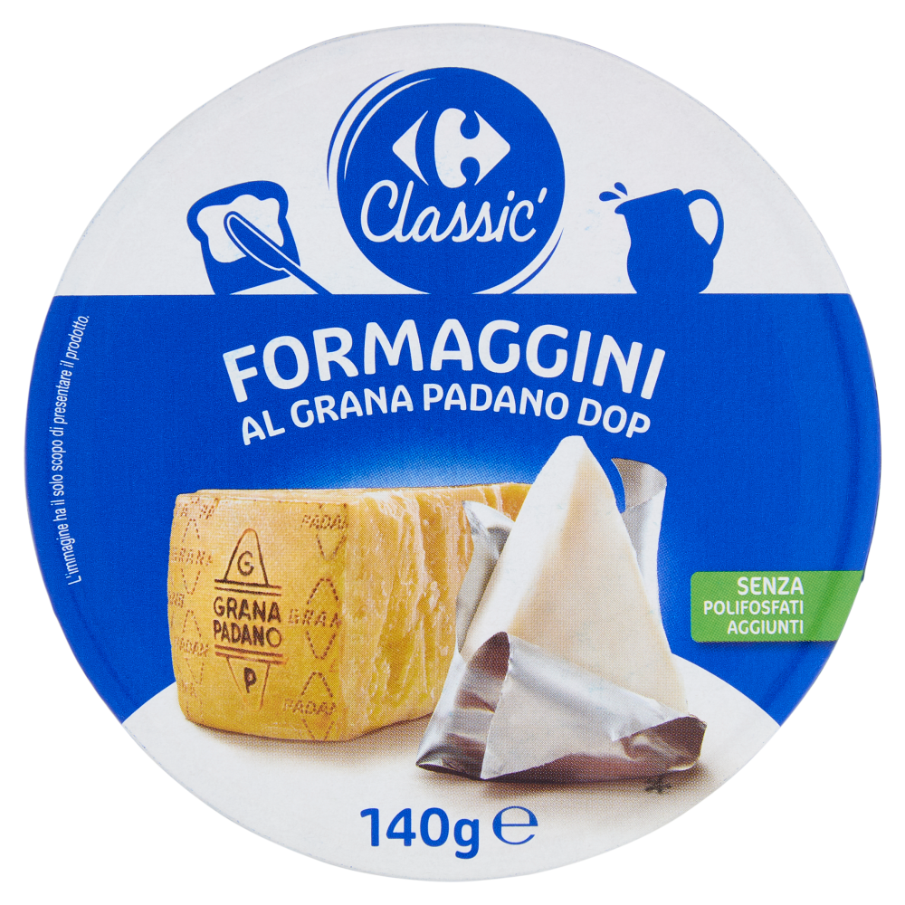 Carrefour Classic Formaggini al Grana Padano DOP 8 x 17,5 g