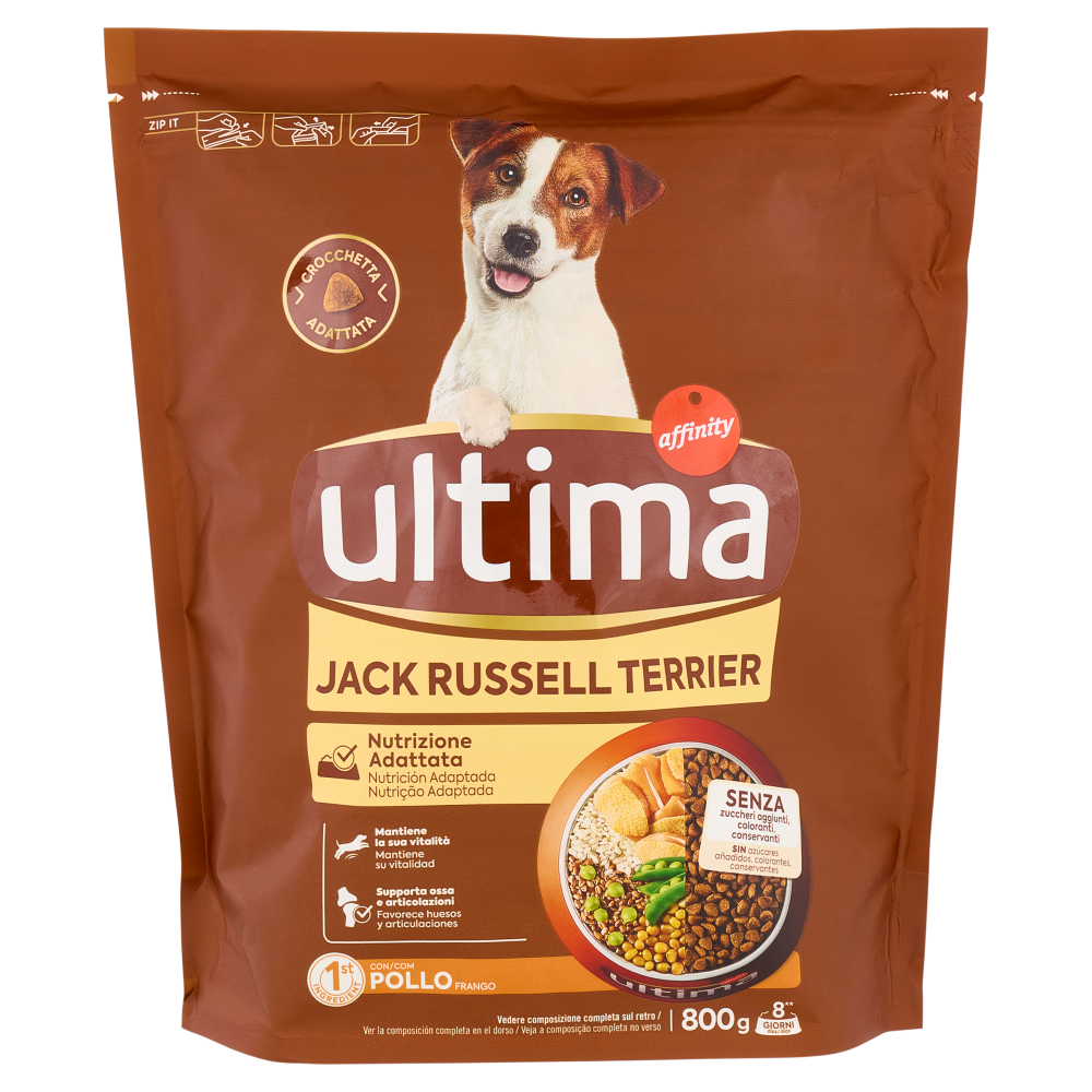 ultima Dog Jack Russell Terrier con Pollo 800 g