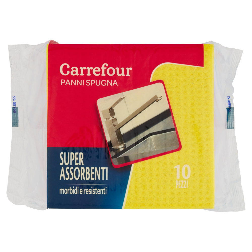 Carrefour Panni Spugna 10 Pezzi