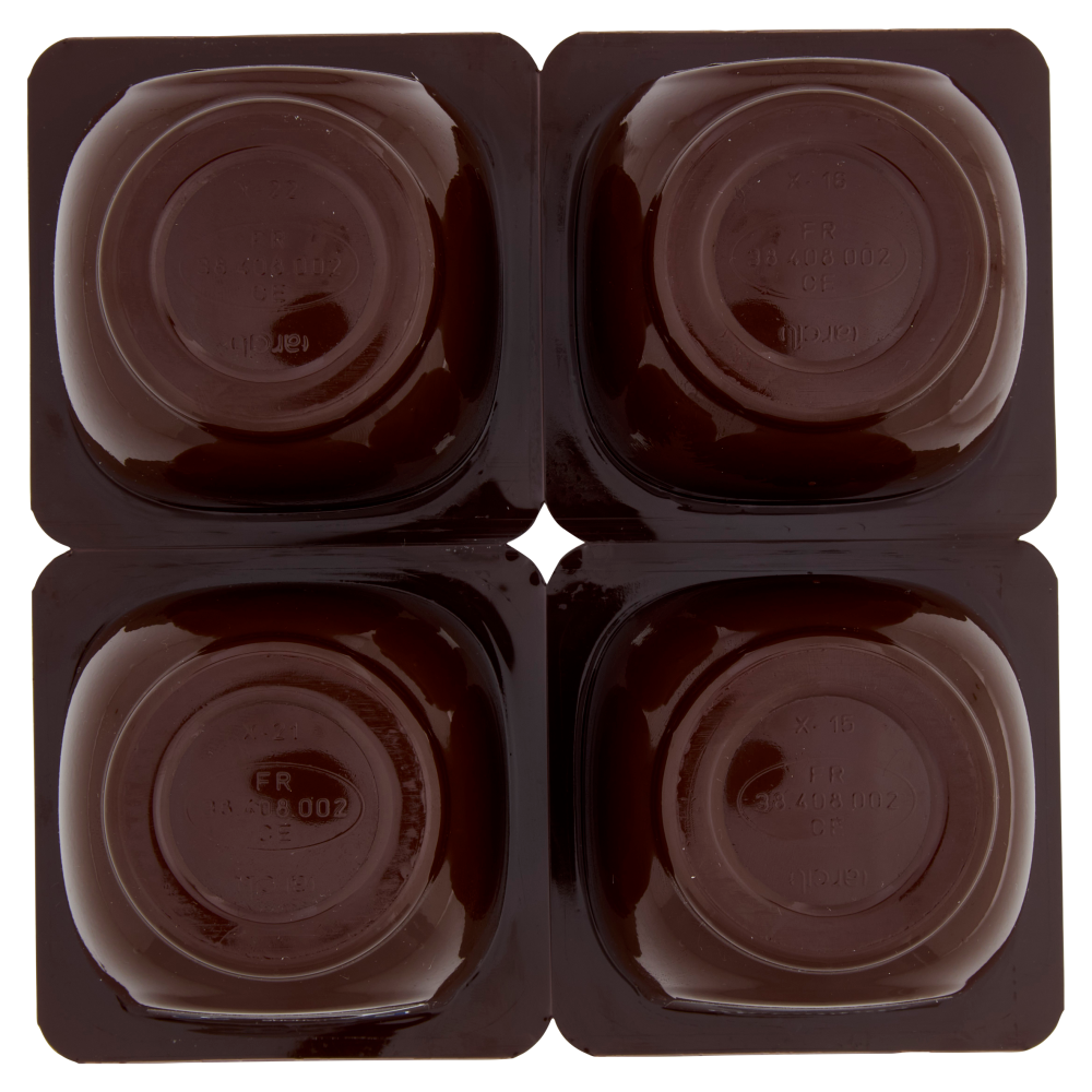 DANETTE, budino gusto cioccolato, fresco dessert, Senza Conservanti, Senza Glutine, 4x125g