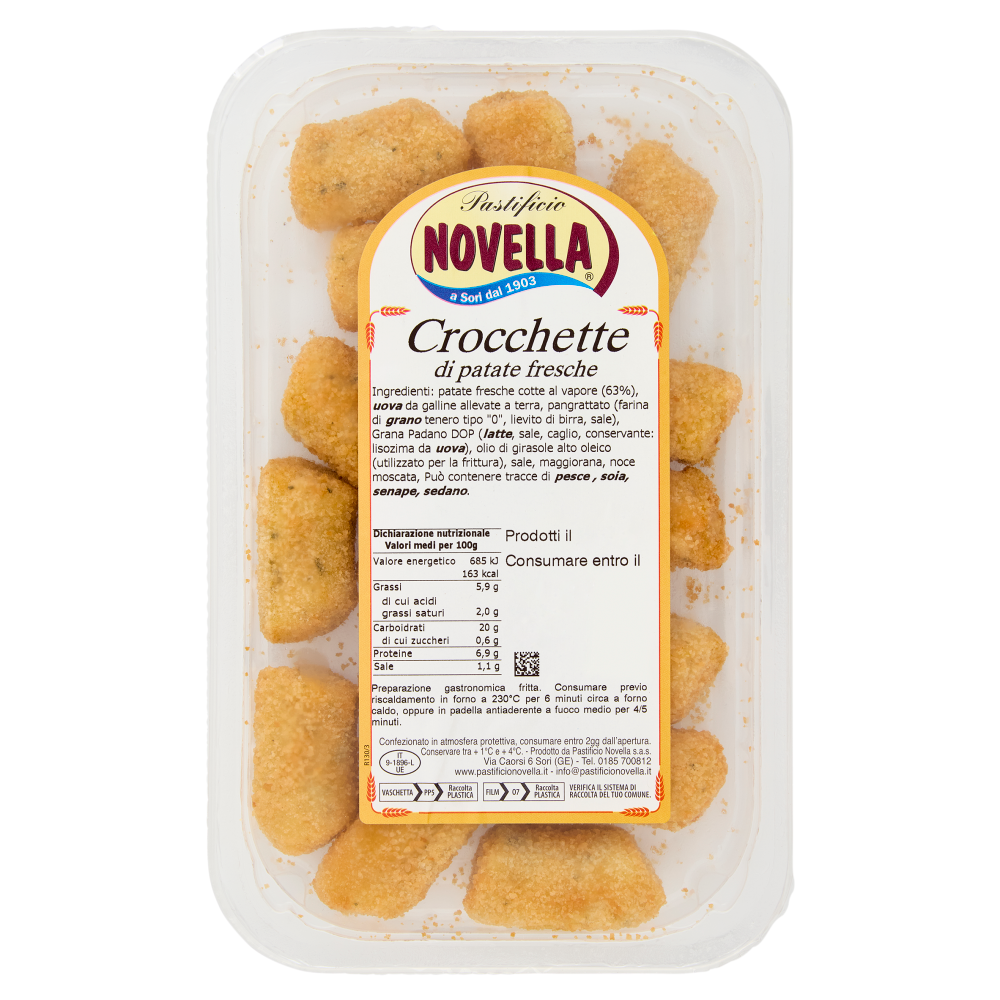 Pastificio Novella Crocchette di patate fresche 230 g