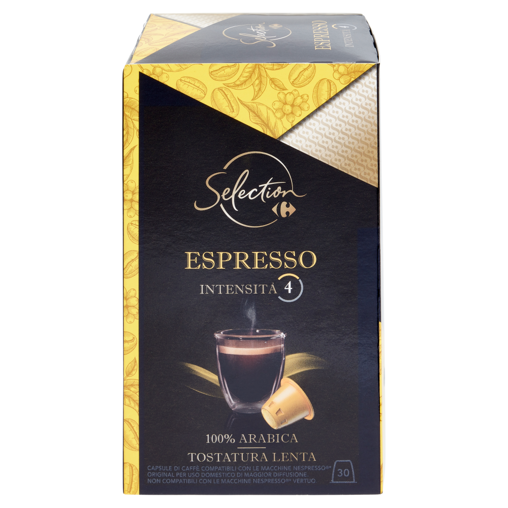 Carrefour Selection Espresso Intensità 4 Capsule 30 x 5 g