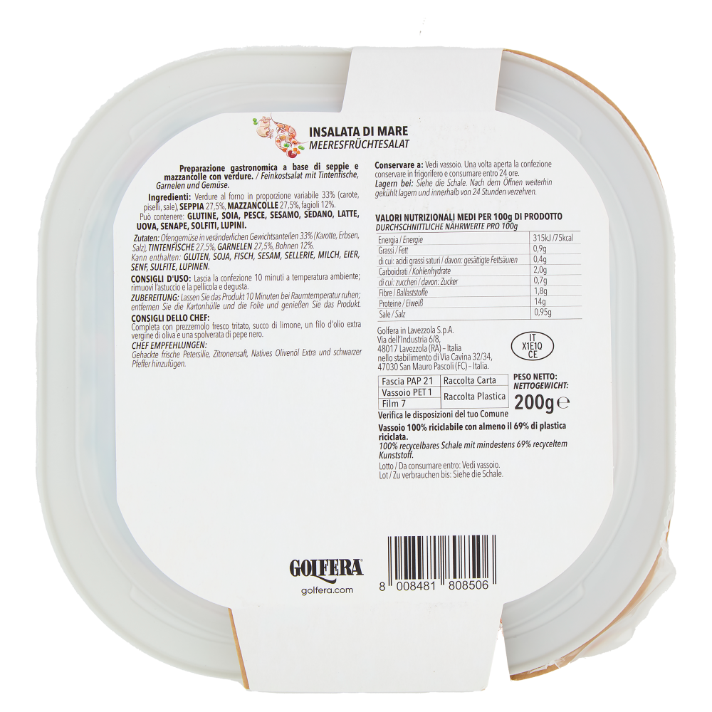 Golfera Ben Fatto Insalata di Mare 200 g