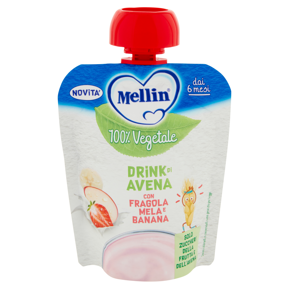 Mellin Drink di Avena con Fragola Mela e Banana 90 g