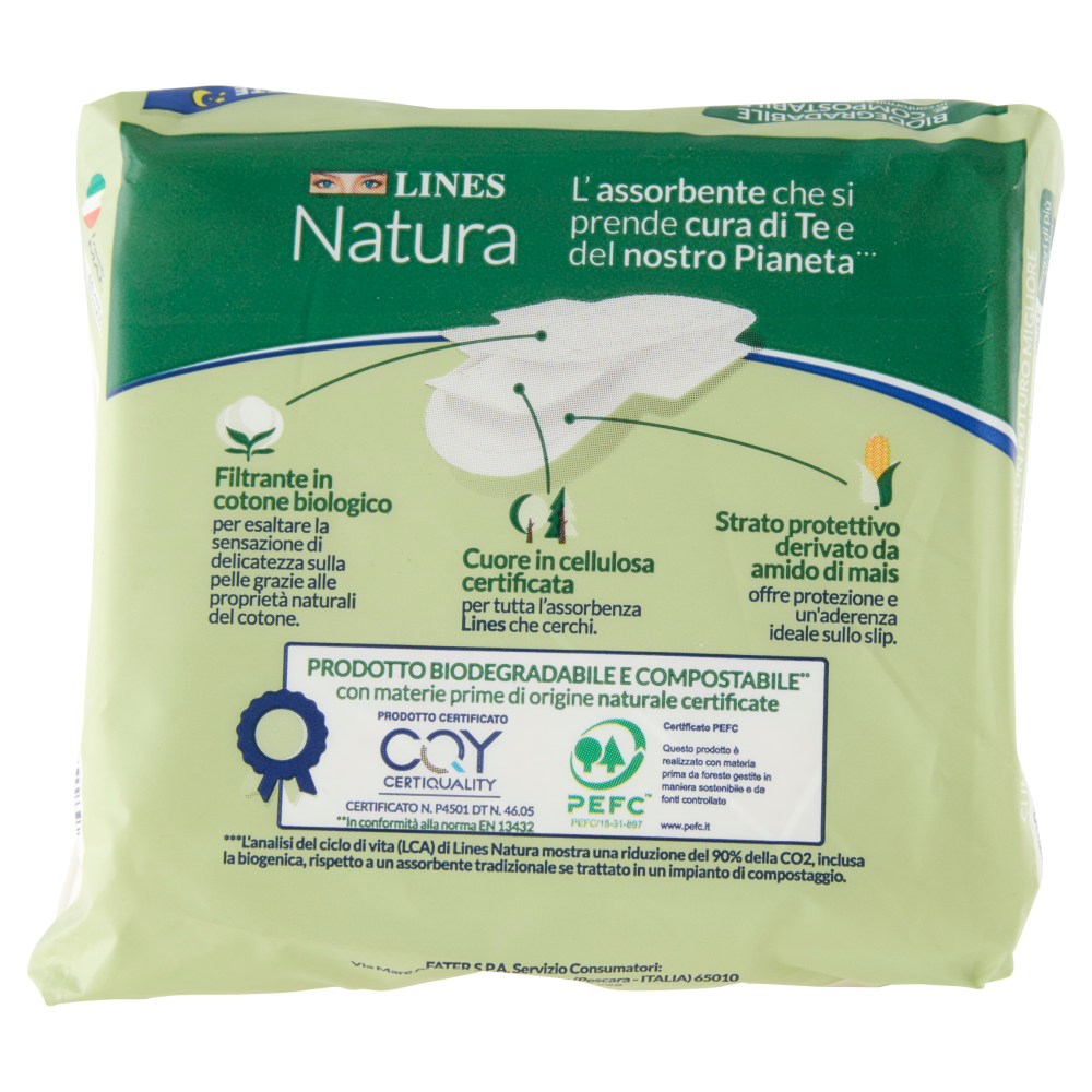 Lines Natura Notte con Ali 8+2 pz