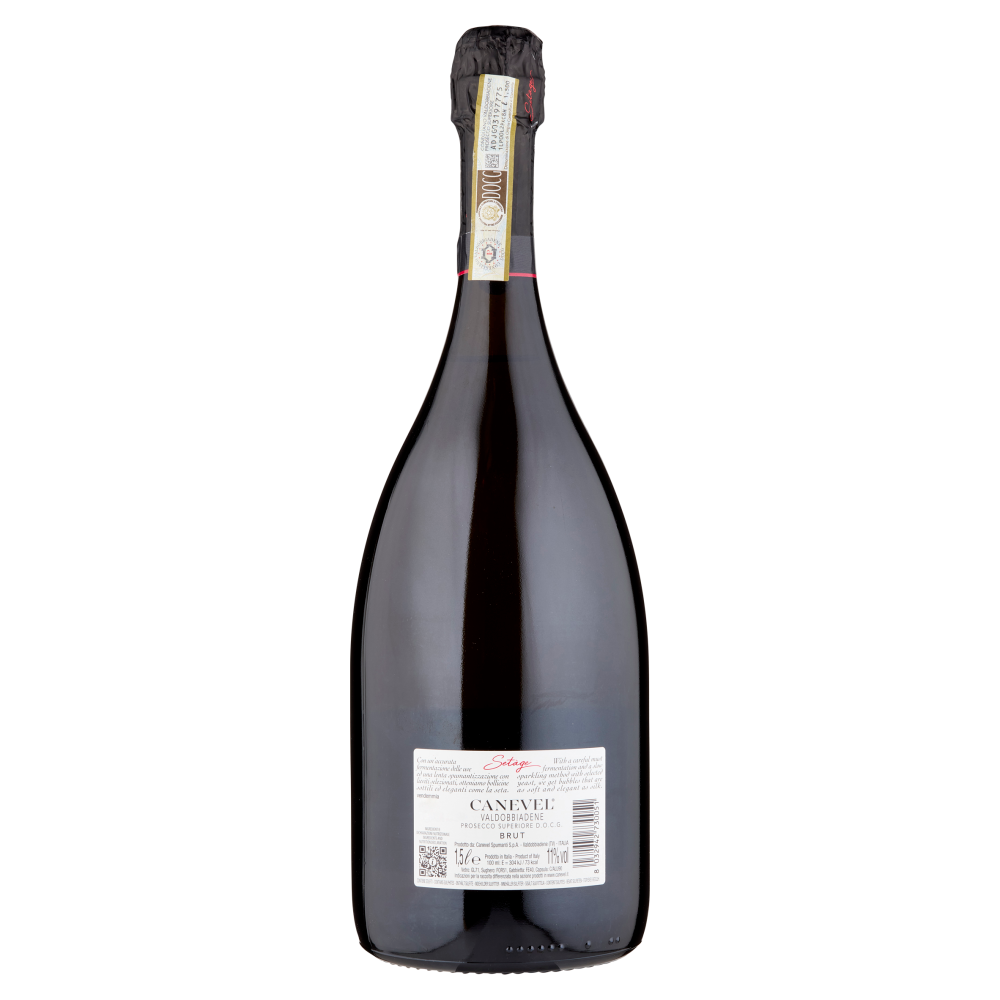 Canevel Valdobbiadene Prosecco Superiore D.O.C.G. Brut Set&agrave;ge 1,5 l