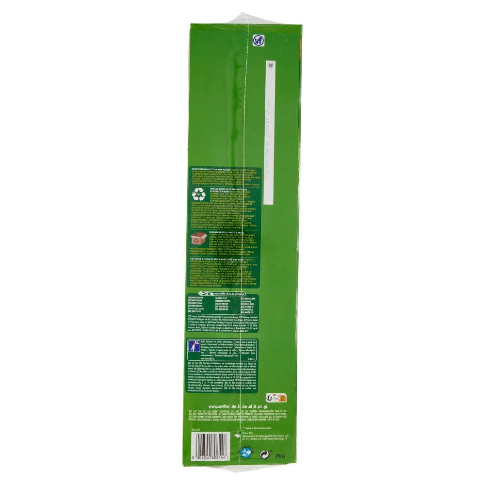 Swiffer Panni Cattura Polvere per Scopa Swiffer - Ricarica 99 Salviette