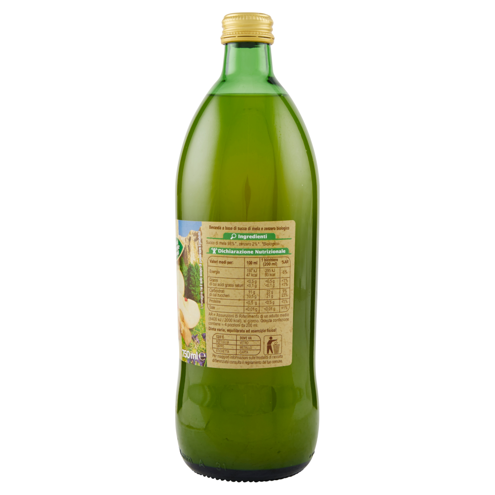Carrefour Bio Succo di Mela e Zenzero 750 ml